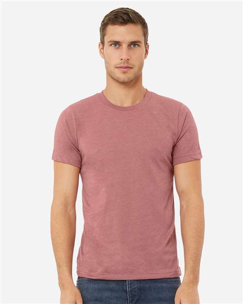 BELLA + CANVAS CVC Jersey Tee 3001CVC - Heather Mauve