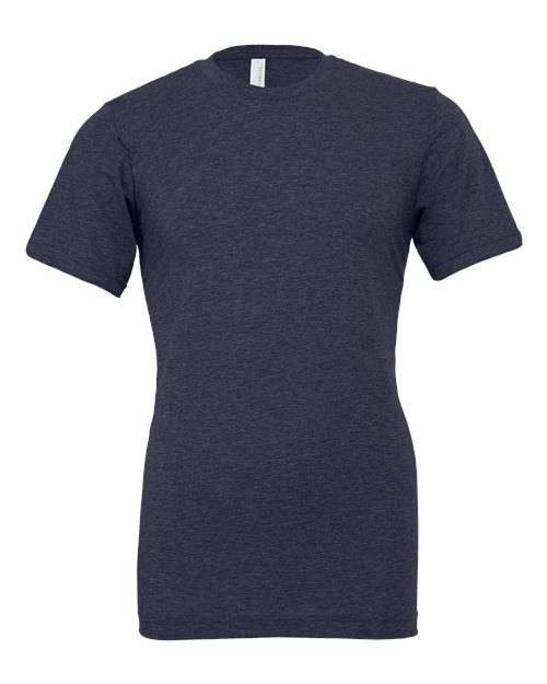 BELLA + CANVAS CVC Jersey Tee 3001CVC - Heather Midnight Navy
