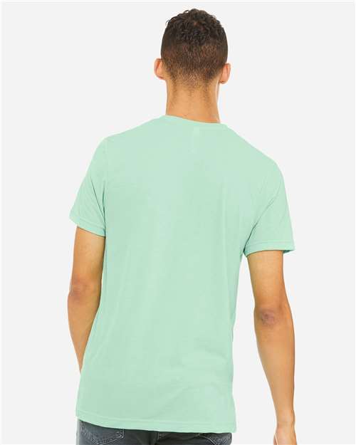 BELLA + CANVAS CVC Jersey Tee 3001CVC - Heather Mint