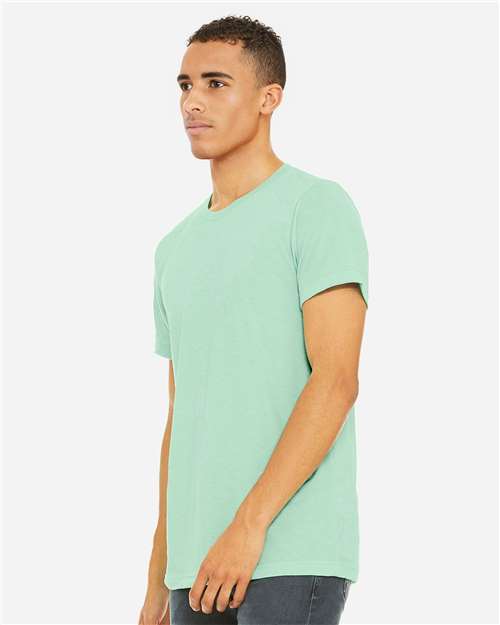 BELLA + CANVAS CVC Jersey Tee 3001CVC - Heather Mint