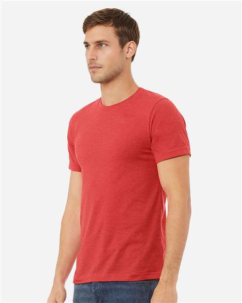 BELLA + CANVAS CVC Jersey Tee 3001CVC - Heather Red