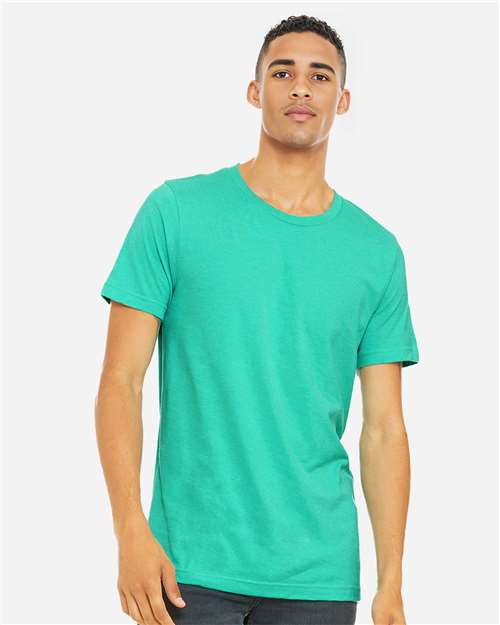 BELLA + CANVAS CVC Jersey Tee 3001CVC - Heather Sea Green