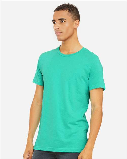 BELLA + CANVAS CVC Jersey Tee 3001CVC - Heather Sea Green