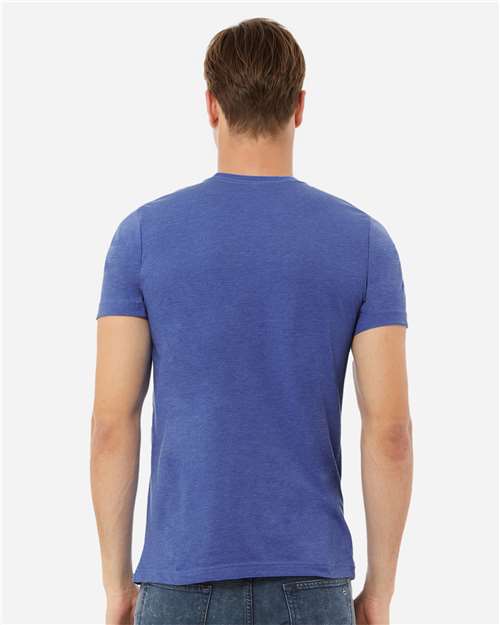 BELLA + CANVAS CVC Jersey Tee 3001CVC - Heather True Royal