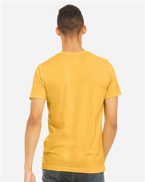 BELLA + CANVAS CVC Jersey Tee 3001CVC - Heather Yellow Gold