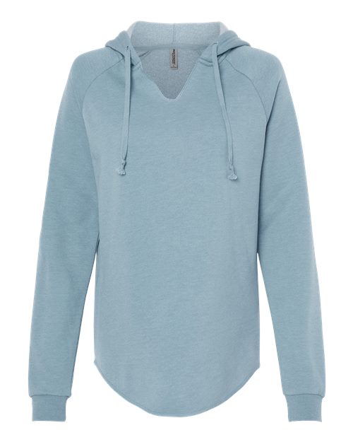 Independent Trading Co. Women’s Lightweight California Wave Wash Hooded Sweatshirt PRM2500