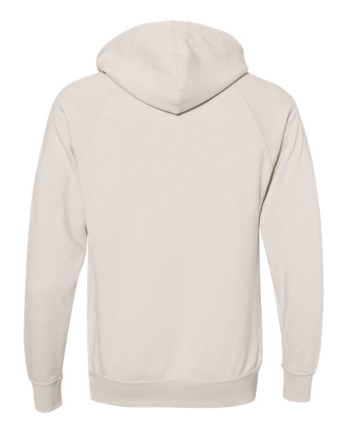 Independent Trading Co. Unisex Special Blend Raglan Hooded Sweatshirt PRM33SBP - Stone Heather