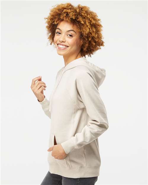 Independent Trading Co. Unisex Special Blend Raglan Hooded Sweatshirt PRM33SBP - Stone Heather