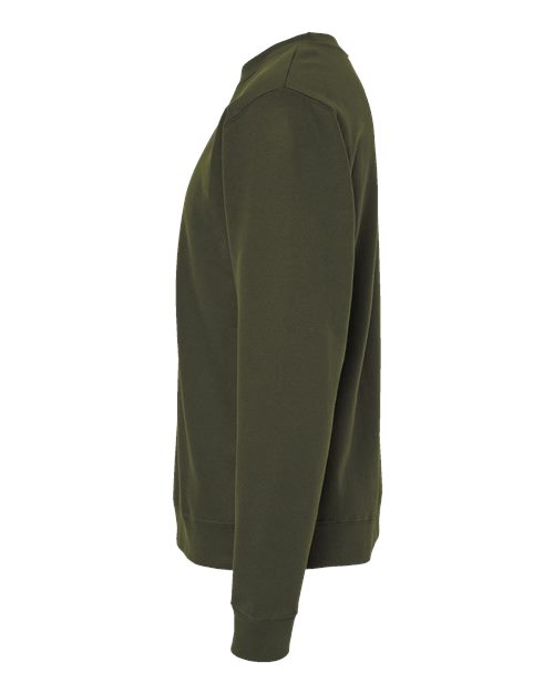 Independent Trading Co. Unisex Midweight Crewneck Sweatshirt SS3000 - Army
