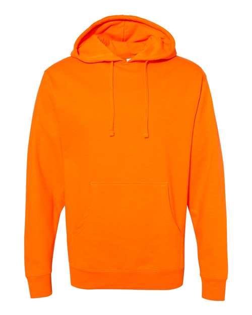 Independent Trading Co. Unisex Midweight Hooded Sweatshirt SS4500 - Safety Orange