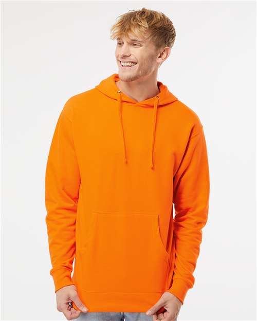 Independent Trading Co. Unisex Midweight Hooded Sweatshirt SS4500 - Safety Orange
