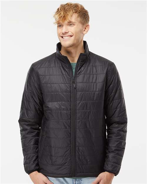 Independent Trading Co. Men's Puffer Jacket EXP100PFZ