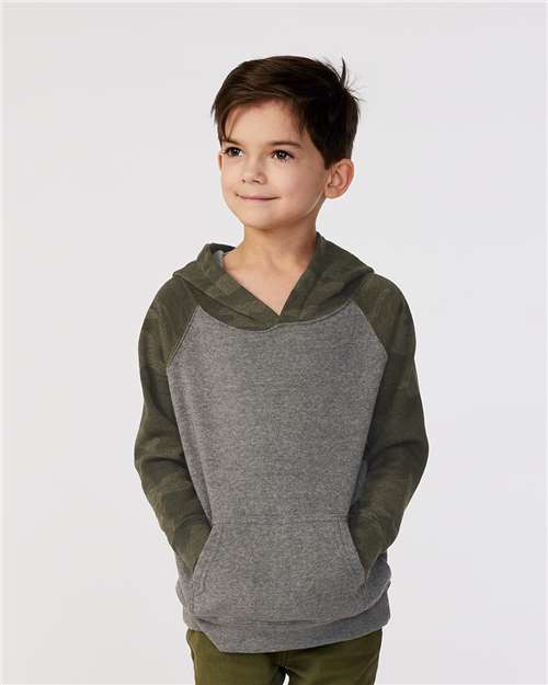Independent Trading Co. Toddler Special Blend Hooded Raglan Sweatshirt PRM10TSB