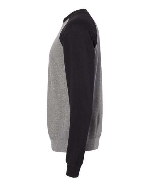 Independent Trading Co. Unisex Special Blend Raglan Crewneck Sweatshirt PRM30SBC