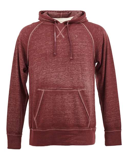 J. America Men's Vintage Zen Fleece Hooded Sweatshirt 8915