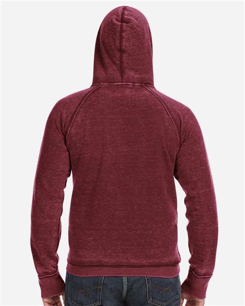 J. America Men's Vintage Zen Fleece Hooded Sweatshirt 8915