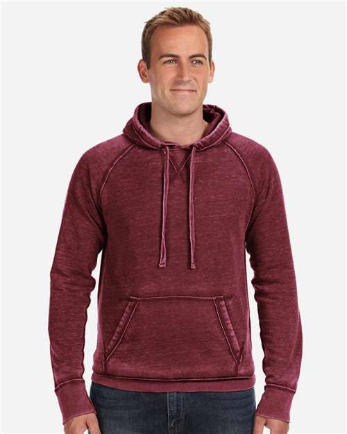 J. America Men's Vintage Zen Fleece Hooded Sweatshirt 8915
