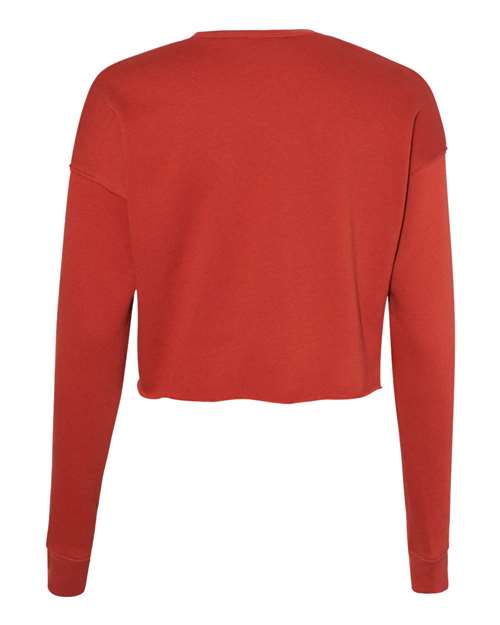 BELLA + CANVAS Women's Crop Fleece Crewneck Sweatshirt 7503