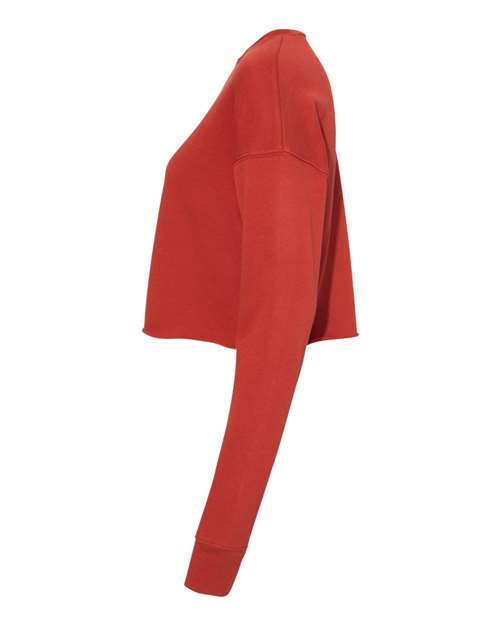 BELLA + CANVAS Women's Crop Fleece Crewneck Sweatshirt 7503