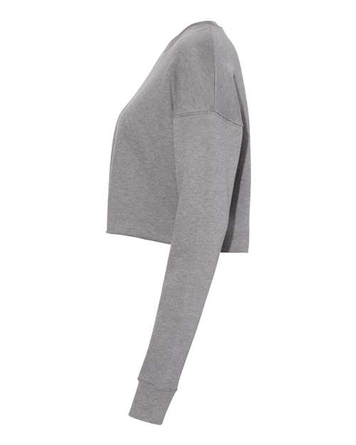 BELLA + CANVAS Women's Crop Fleece Crewneck Sweatshirt 7503