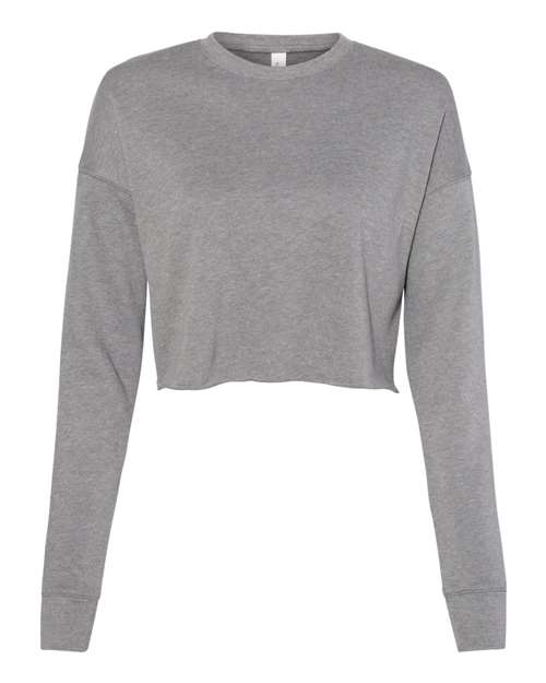 BELLA + CANVAS Women's Crop Fleece Crewneck Sweatshirt 7503