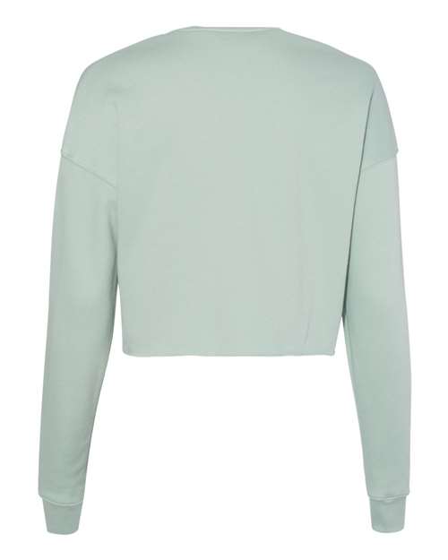 BELLA + CANVAS Women's Crop Fleece Crewneck Sweatshirt 7503