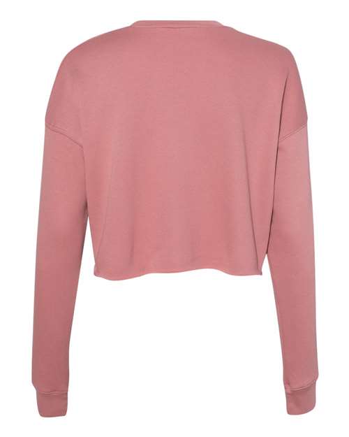 BELLA + CANVAS Women's Crop Fleece Crewneck Sweatshirt 7503