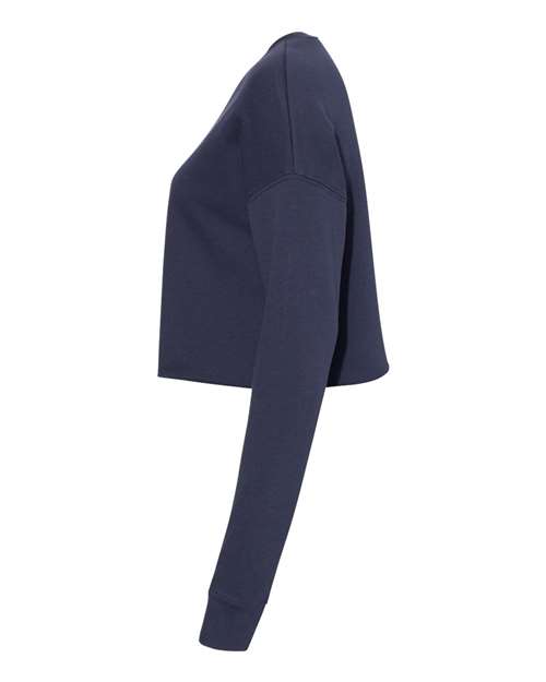 BELLA + CANVAS Women's Crop Fleece Crewneck Sweatshirt 7503