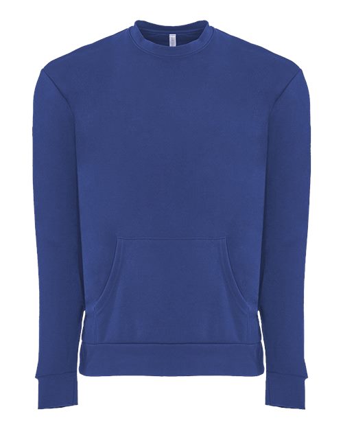 Next Level Unisex Santa Barbara Pocket Crewneck Sweatshirt 9001