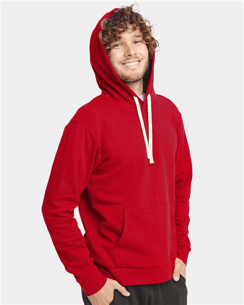 Next Level Unisex Santa Barbara Hoodie Sweatshirt 9303 - Red