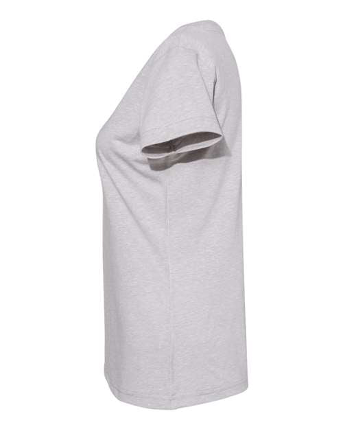 LAT Women's Harborside Mélange V-Neck Tee 3591