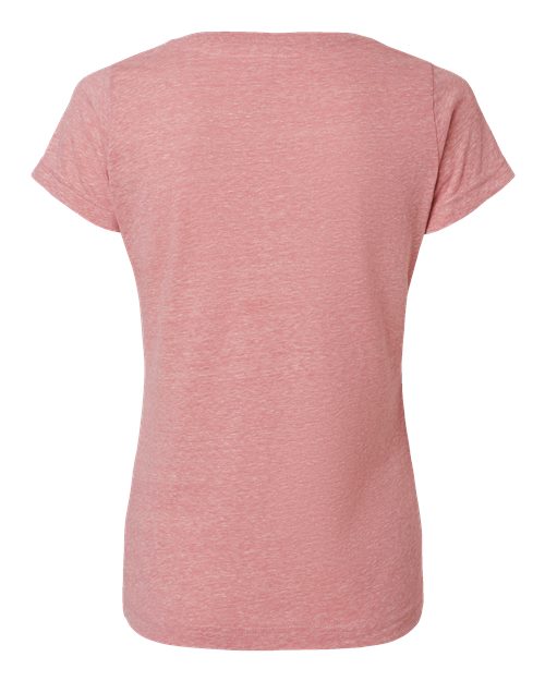 LAT Women's Harborside Mélange V-Neck Tee 3591