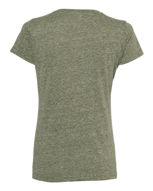 LAT Women's Harborside Mélange V-Neck Tee 3591