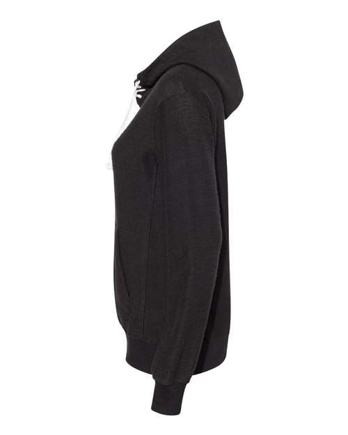 J. America Women’s French Terry Sport Lace Scuba Hooded Sweatshirt 8694