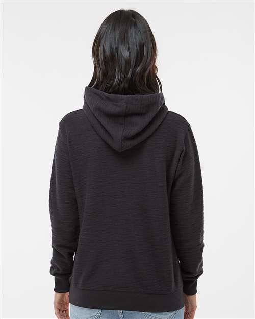 J. America Women’s French Terry Sport Lace Scuba Hooded Sweatshirt 8694