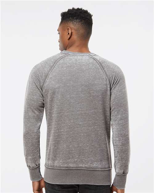 J. America Men's Vintage Zen Fleece Crewneck Sweatshirt 8920