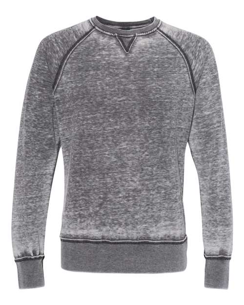 J. America Men's Vintage Zen Fleece Crewneck Sweatshirt 8920