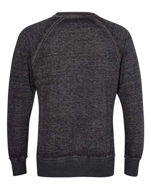 J. America Men's Vintage Zen Fleece Crewneck Sweatshirt 8920