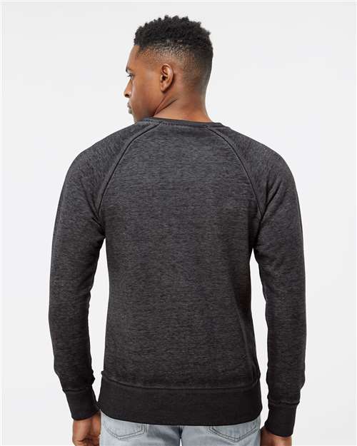 J. America Men's Vintage Zen Fleece Crewneck Sweatshirt 8920