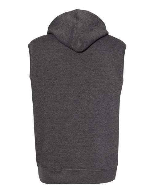 J. America Men's Triblend Sleeveless Hooded Sweatshirt 8877