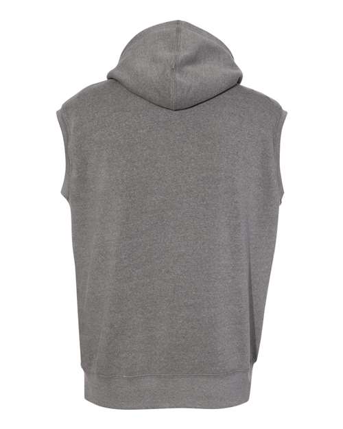 J. America Men's Triblend Sleeveless Hooded Sweatshirt 8877