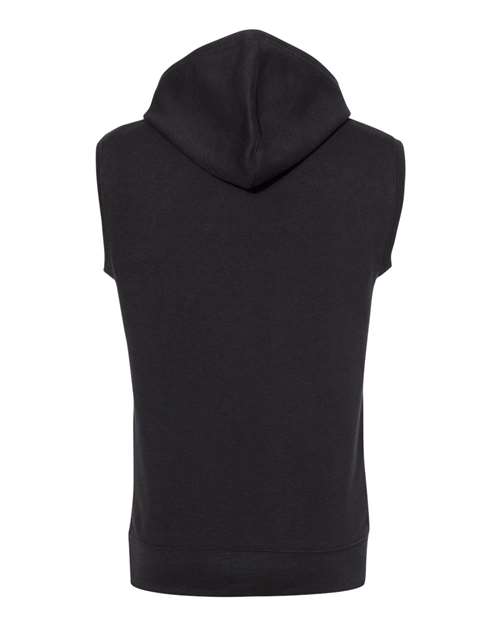 J. America Men's Triblend Sleeveless Hooded Sweatshirt 8877