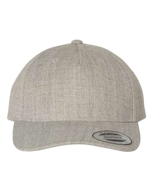 YP Classics Premium Five-Panel Curved Bill Snapback Cap 5789M