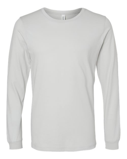 BELLA + CANVAS Unisex Jersey Long Sleeve Tee 3501 - Silver