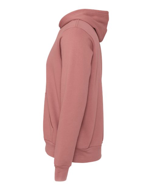 BELLA + CANVAS Unisex Sponge Fleece Hoodie Sweatshirt 3719 - Mauve