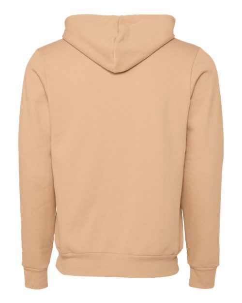 BELLA + CANVAS Unisex Sponge Fleece Hoodie Sweatshirt 3719 - Heather Sand Dune