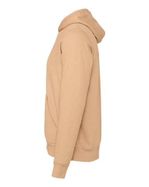 BELLA + CANVAS Unisex Sponge Fleece Hoodie Sweatshirt 3719 - Heather Sand Dune