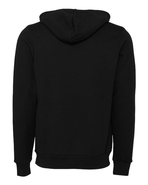 BELLA + CANVAS Unisex Sponge Fleece Hoodie Sweatshirt 3719 - DTG Black