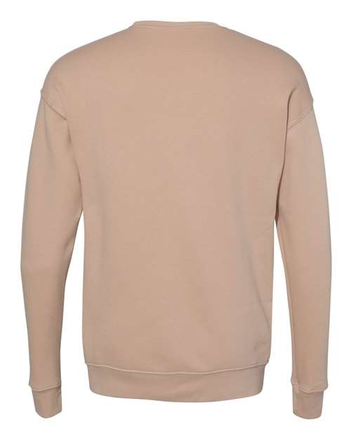 BELLA + CANVAS Unisex Sponge Fleece Drop Shoulder Crewneck Sweatshirt 3945 - Heather Sand Dune