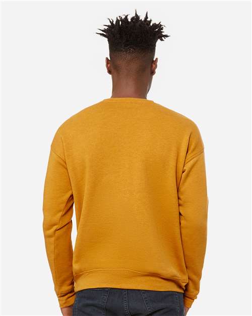BELLA + CANVAS Unisex Sponge Fleece Drop Shoulder Crewneck Sweatshirt 3945 - Heather Mustard